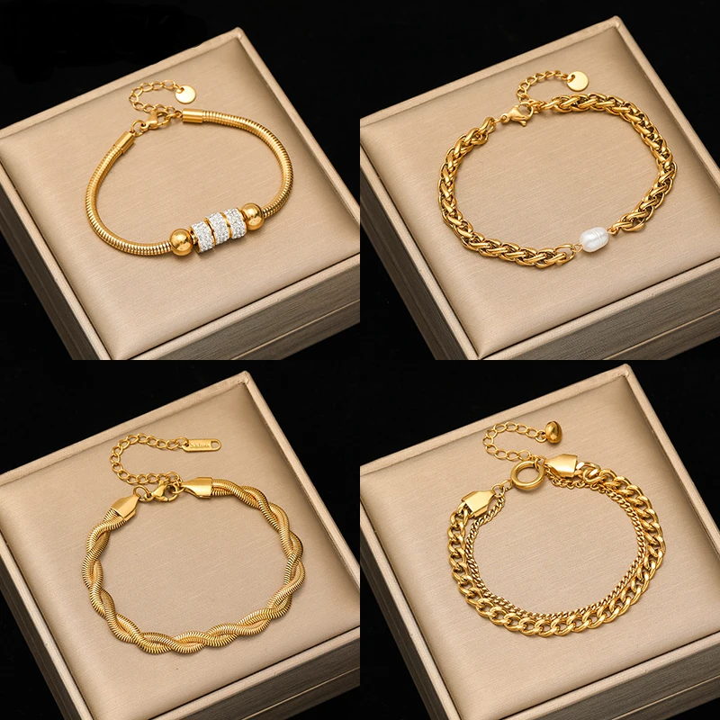 Gold Bracelets for Her