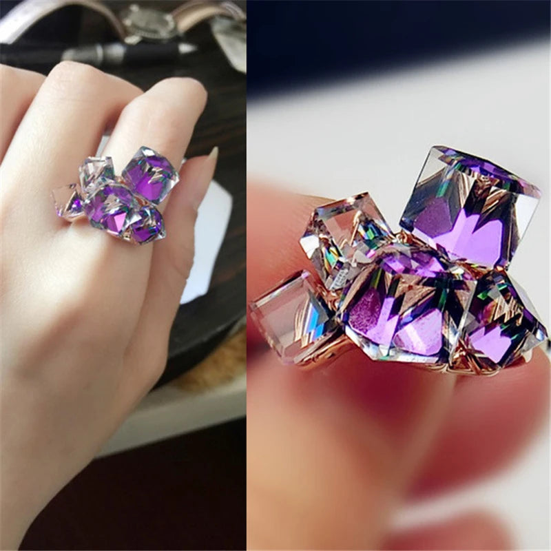 3D Crystal Ring